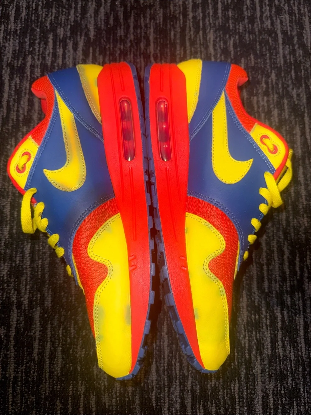 Nike Yellow, Orange & Blue Sneakers